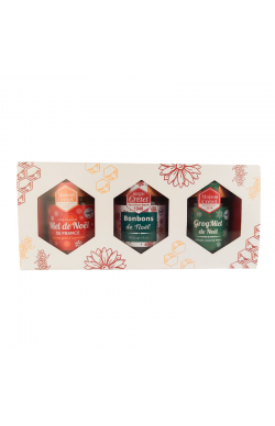 coffret cadeaux miel noël