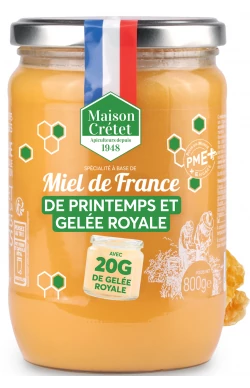 Miel de printemps et gelée Royale