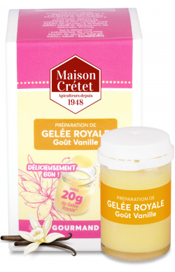 gelée  royale goût vanille