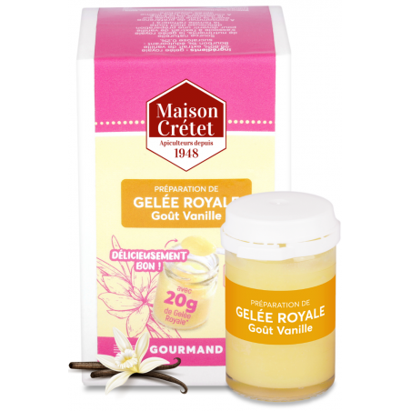 gelée  royale goût vanille