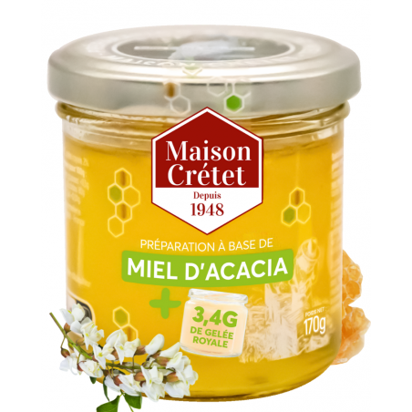 miel acacia gelée royale 170g miel acacia gelée royale 170g