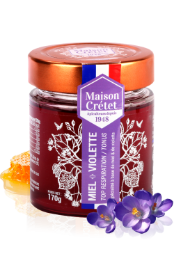 pot de miel à la violette